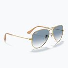 Slnečné okuliare Ray-Ban Aviator Classic arista gold/light blue