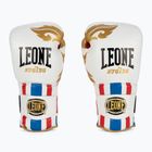 LEONE 1947 Thai Style boxerské rukavice biele GN114