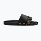 Šľapky EA7 Emporio Armani Water Sports Tape Slide full black/gold