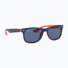 Detské slnečné okuliare Ray-Ban New Wayfarer matte black/blue