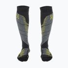 Pánske lyžiarske ponožky UYN Ski All Mountain anthracite melange / yellow