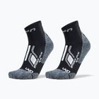 Pánske ponožky UYN Trekking Approach Low Cut 2 pack black/grey