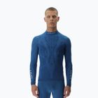 Pánska termoakčná mikina UYN Elevatyon Biomorph Turtle Neck blue atoll