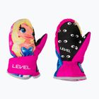 Detské snowboardové rukavice Level Animal Mitt zlaté 4174