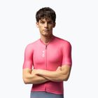 Pánsky cyklistický dres Alé Color Block flamingo pink