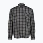 Pánska košeľa CMP 30T9927 anthracite/vanilla/grey