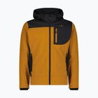 Pánska softshellová bunda CMP 3A01787N Zip Hood caramel/antracite