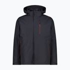 Pánska zateplená bunda CMP 36Z2257D Zip Hood Detachable Inn antracite