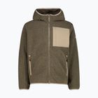 Pánsky zateplený kabát CMP 36K2247 Fix Hood Parka teak mel
