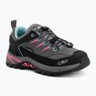 Detské turistické topánky CMP Rigel 2.0 Low Waterproof grey/acquarius/pink fluo