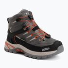Detské turistické topánky CMP Rigel 2.0 Mid Waterproof grey/brick