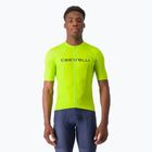 Pánsky cyklistický dres Castelli Prologo Lite electric lime/deep green
