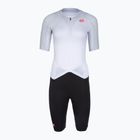 Dámska cyklistická kombinéza Castelli Free Sanremo 3 SS in white/black