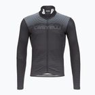 Pánske cyklistické tričko longsleeve Castelli Apice Thermal dark gray/smoky gray/silver gray