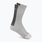 Pánske ponožky Castelli Castelli Logo 18 Merino Sock silver gray/dark gray