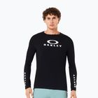Pánsky cyklistický dres longsleeve Oakley Seeker Flow LS02E blackout