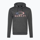 Pánska mikina Oakley Bark Fleece Hoodie dark grey heather