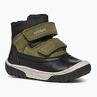 Detské snehule Geox Omar black/dark green