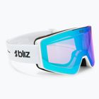 Lyžiarske okuliare Bliz G001S matte white/non violet/blue multi