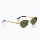 Slnečné okuliare Ray-Ban RB3774D arista gold/dark green polarized