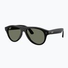 Okuliare s kamerou Ray-Ban Meta Aviator shiny black/g15 green polar