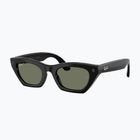 Okuliare s kamerou Ray-Ban Meta Zena shiny black/g15 green polar