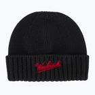 Pánska zimná čiapka Woolrich Merino Wool Logo Beanie black