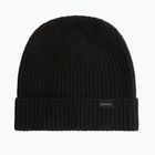 Pánska zimná čiapka Woolrich Knitted Ribbed Beanie black