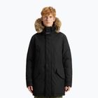 Pánska bunda Woolrich Polar High Collar Fur čierna