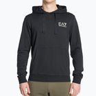 Pánska mikina EA7 Emporio Armani Train Logo Series Hoodie Extended Logo Coft night blue/white logo