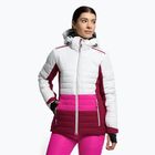 Dámska lyžiarska bunda CMP ružovo-biela 31W0226/A001