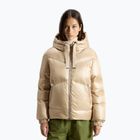 Dámska bunda Woolrich Aliquippa Short Puffer oxford tan