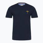 Men's T-shirt Aeronautica Militare 252TS1580UJ00372 Basic Crewneck navy blue