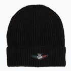 Pánska zimná čiapka Czapka Aeronautica Militare 262CU0034UL00451 jet black