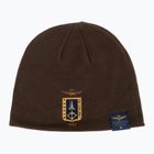 Pánska zimná čiapka Czapka Aeronautica Militare 262CU0092UL00450 chestnut brown