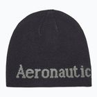 Pánska zimná čiapka Czapka Aeronautica Militare 262CU0093UL00450 jet black