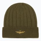 Pánska zimná čiapka Czapka Aeronautica Militare 262CU0098UL00485 verde militare