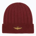 Pánska zimná čiapka Czapka Aeronautica Militare 262CU0098UL00485 bordeaux