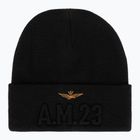 Pánska zimná čiapka Czapka Aeronautica Militare 262CU0099UL00949 jet black