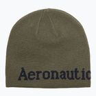 Pánska zimná čiapka Czapka Aeronautica Militare 262CU0093UL00450 Tea Leaf