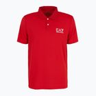 Pánska polokošeľa EA7 Emporio Armani Multi-Sport Ventus7 racing red