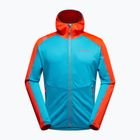 Pánska mikina La Sportiva Upendo Hoody tropic blue/cherry tomato