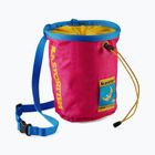 Vrecko na magnézium La Sportiva Granite Climbing On The Moon fuchsia/yellow