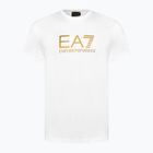 Pánske tričko EA7 Emporio Armani Train Gold Label Pima Big Logo white