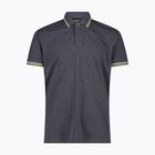 Pánska polo tričko CMP 34D5987 black/blue