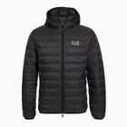 Pánska bunda EA7 Emporio Armani Train Core Id Down Light Jacket Hoodie black