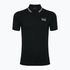 Pánske tričko EA7 Emporio Armani Golf Pro Polo Check black