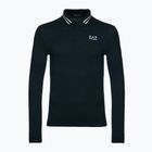 Pánske tričko longsleeve EA7 Emporio Armani Golf Pre Polo Check armani blue