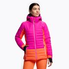 Dámska lyžiarska bunda CMP ružová a oranžová 31W0226/H924