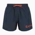 Pánske plavecké šortky EA7 Emporio Armani Extended Logo Boxer armani blue / tangerine tango